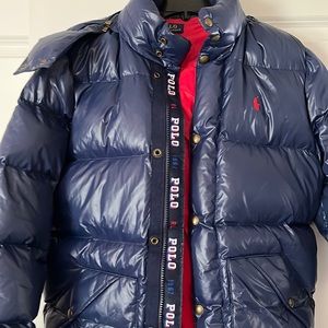Boys polo bubble jacket
